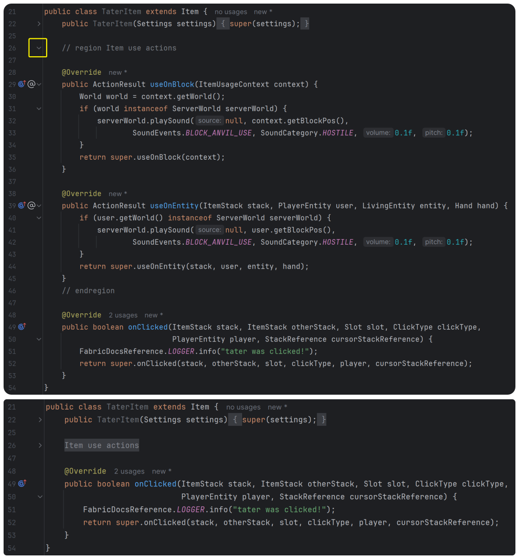 Compressione di una regione